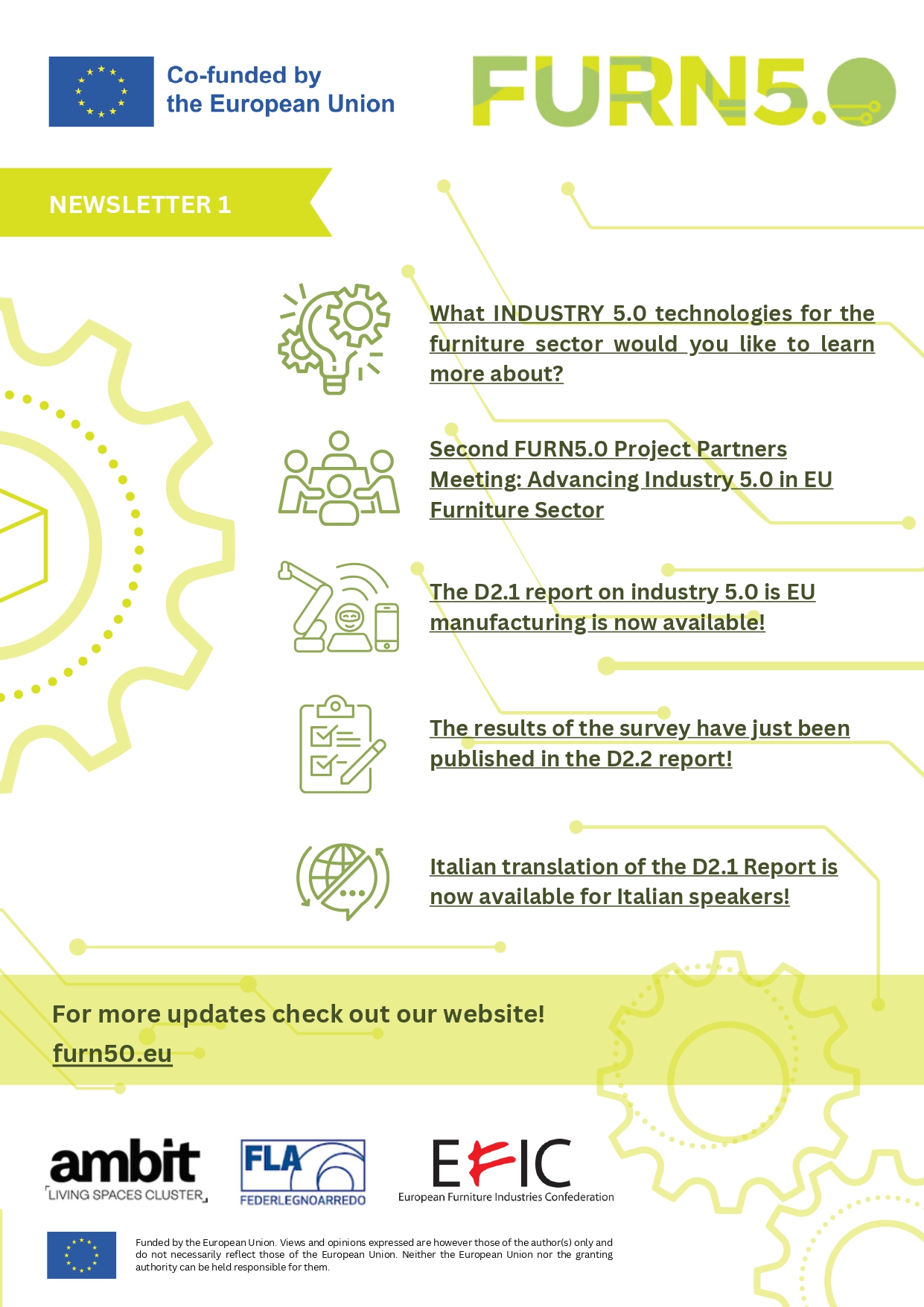 Newsletter 1 - March 2025